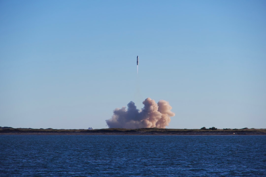 Razzo SpaceX Starship durante il dodicesimo test di volo a Boca Chica