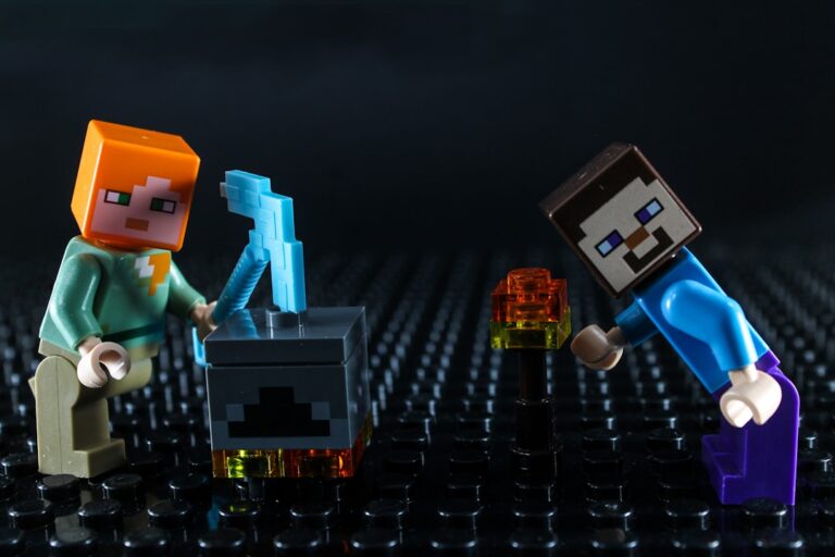Set di A Minecraft Movie Squared con attori in tuta motion capture