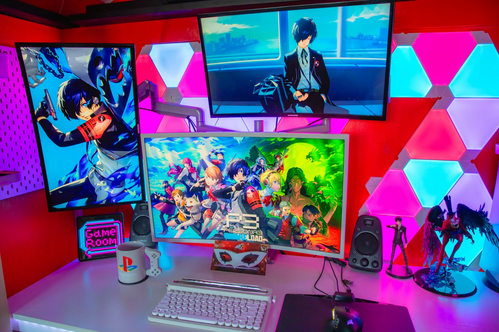 Schermata di gioco di Persona 5 con i personaggi principali