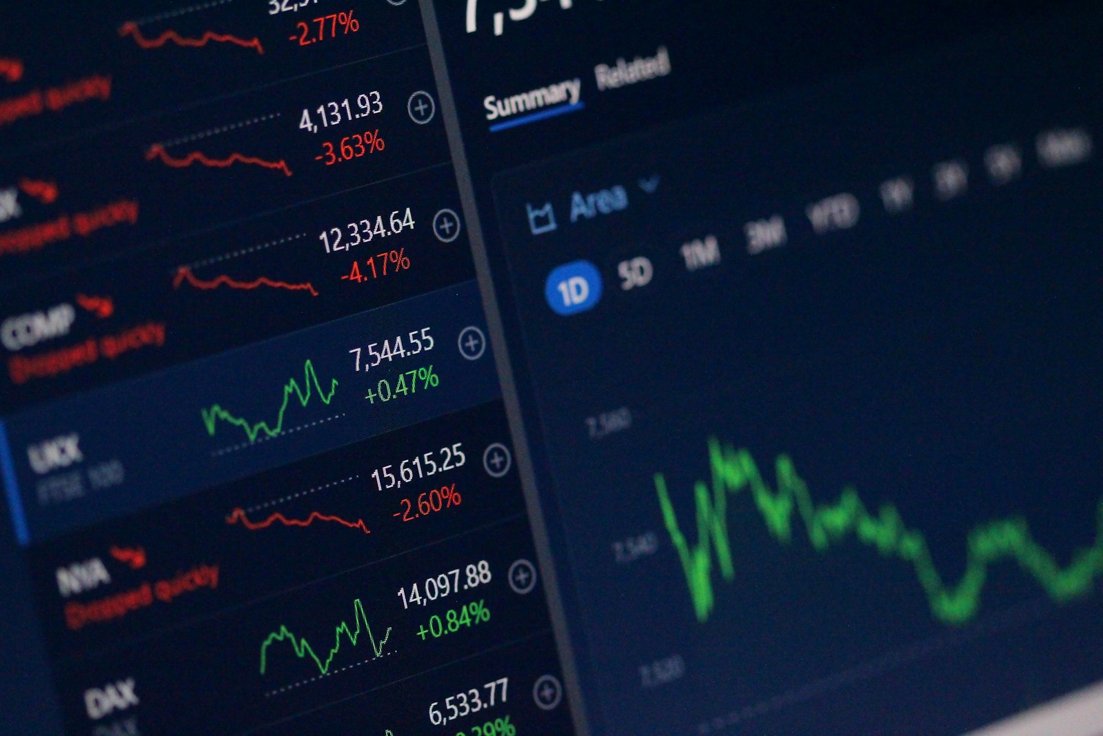 Grafico FTSEMib in rosso dopo sette sedute positive, 22 giugno 2026